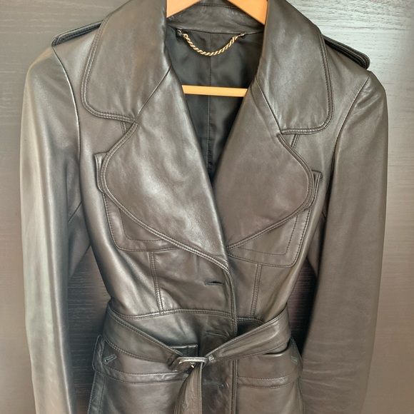 Burberry Leather Jacket - Picture 3 of 9